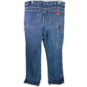 Dickies Men's Carpenter Cargo Jeans Y2K Vintage Size 36x34 Good Condition